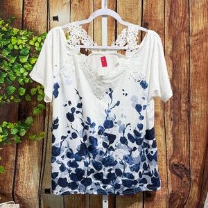 Lace Strap Blouse Size XXL